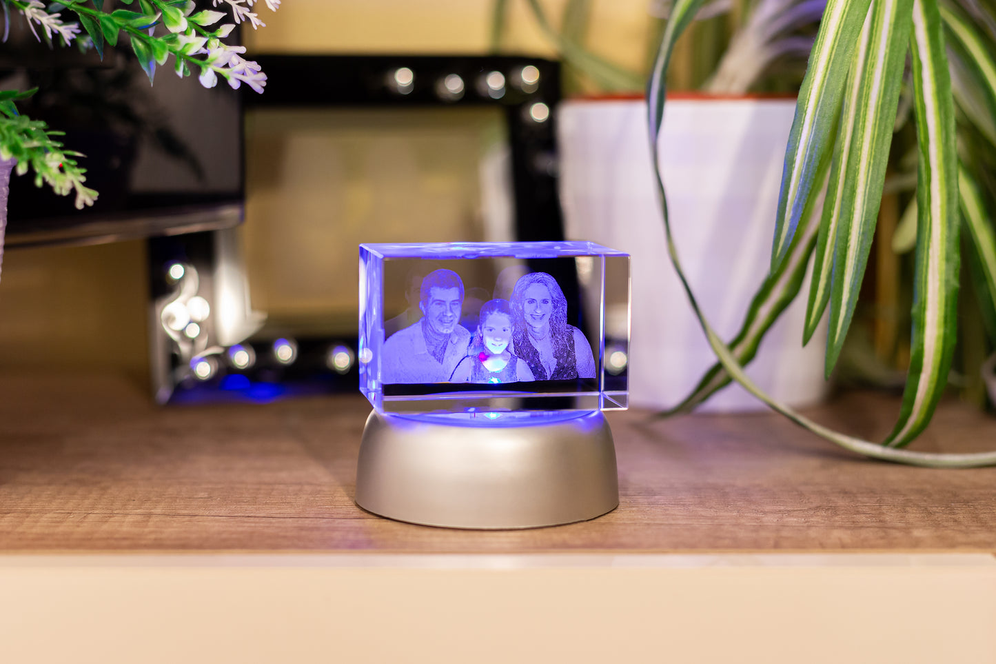 Regalos con láser para navidad Cristales de amor personalizados Fotografías de parejas en cristal Fotografías de bebés en cristal grabados láser de logotipos Fotografías de aniversario en cristal