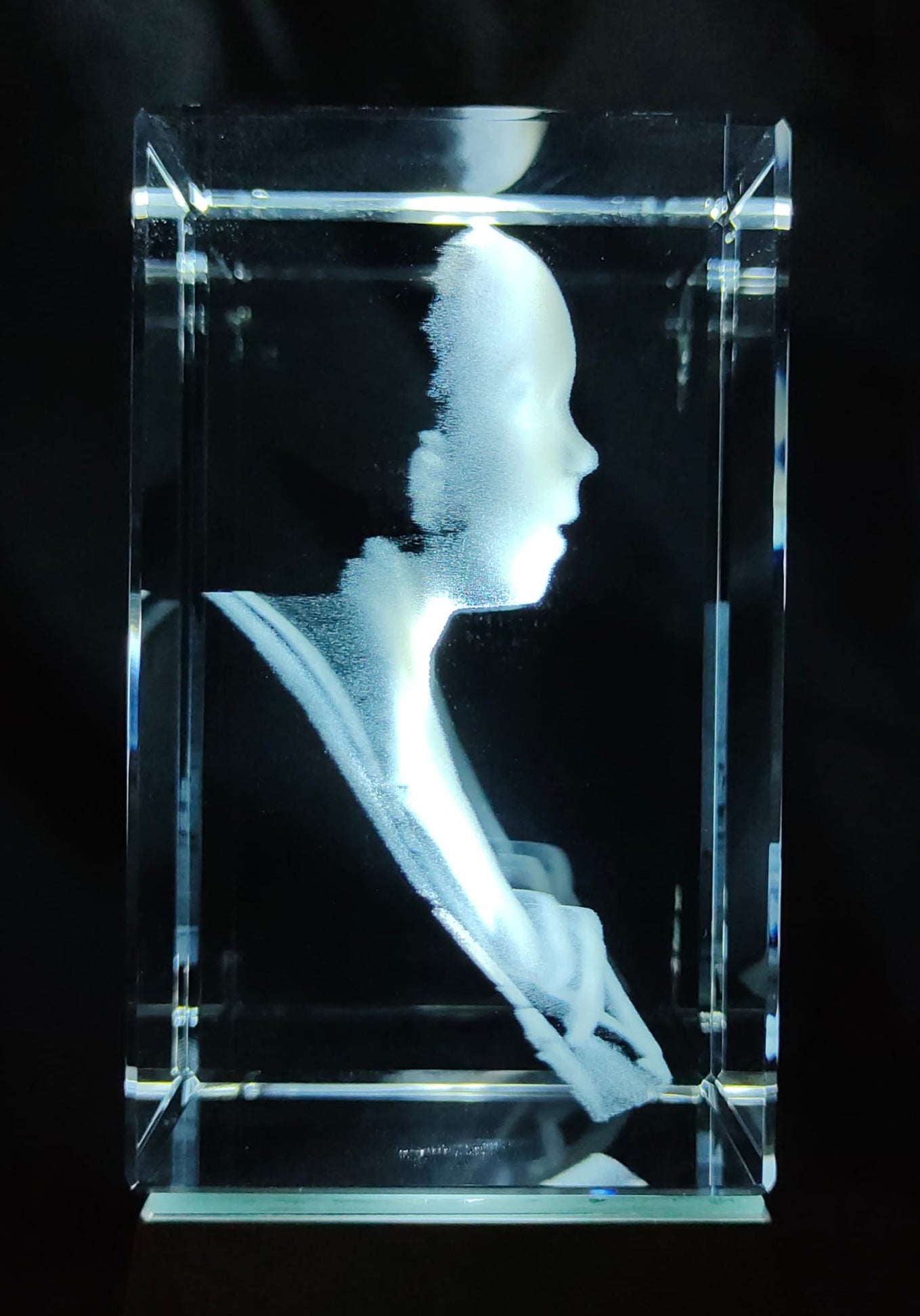 Foto Bebe 3D cristal laser recuerdo regalo unico personalizado